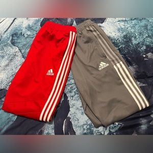 2 pairs of Adidas athletic/work out pants Size Large